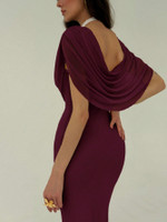 Mila Label Cynthia Dress - Burgundy