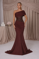 House of Troy Sera Gown - Plum Brown