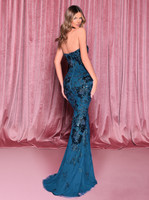 Nicoletta NC3099 Gown - Teal