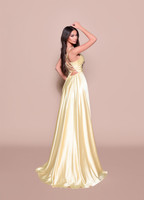Nicoletta NBM3019 Gown - Soft Lemon
