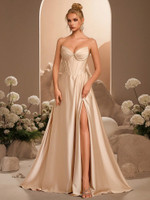 Mila Label Ruby Gown - Champagne