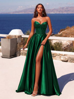 Mila Label Ruby Gown - Emerald Green