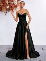 Mila Label Ruby Gown - Black