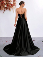 Mila Label Ruby Gown - Black