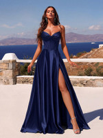 Mila Label Ruby Gown - Navy Blue
