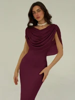 Mila Label Cynthia Dress - Burgundy