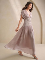 Mila Label Alba Dress - Dusty Purple