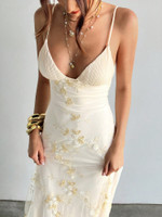 Mila Label Karlita Dress - Apricot Cream