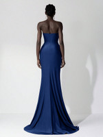 Mila Label Shelly Gown - Navy Blue