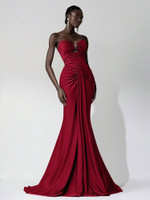 Mila Label Shelly Gown - Red