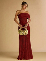 Mila Label Tanya Dress - Burgundy