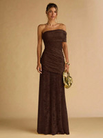 Mila Label Tanya Dress - Coffee Brown