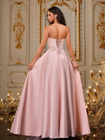 Mila Label Layna Gown - Light Pink