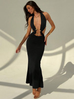 Mila Label Cobra Dress - Black