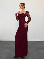 Mila Label Percy Dress - Wine Red