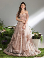Mila Label Sansa Gown - Khaki Nude