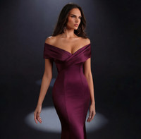 Nicoletta NC4006 Gown - Wine