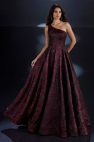 Nicoletta NC4017 Gown - Burgundy