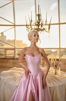 Tina Holly Lunara Gown - Baby Pink