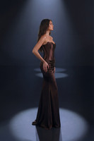 Nicoletta NC4113 Gown - Chocolate