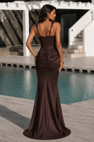 House of Troy Faere Dress - Plum Brown