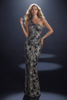 Nicoletta NC4014 Gown - Metallic Black