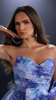 Nicoletta NC4026 Gown - Ocean Bloom