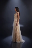Nicoletta NC4099 Gown - Light Gold