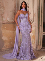 Mila Label Virginia Gown - Mauve Purple