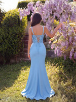 Mila Label Miranda Gown - Light Blue