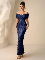 Mila Label Jazz Dress - Navy Blue