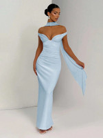 Mila Label Charmaine Gown - Baby Blue