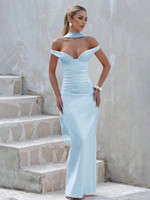Mila Label Charmaine Gown - Baby Blue