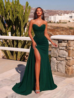 Mila Label Dove Gown - Emerald Green