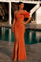 House of Troy Mona Gown - Orange