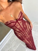 House of Troy Rafael Dress - Burgundy