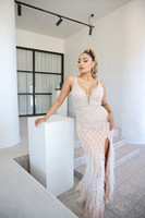 Mila Label Arial Gown - Nude