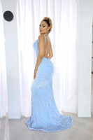 Mila Label Danica Gown - Baby Blue
