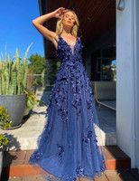 Jadore JX5037 Gown - Navy