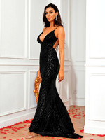 Mila Label Simone Gown - Black