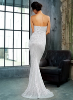 Mila Label Charmaine Gown - Silver