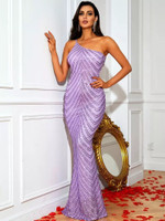 Mila Label Ashanti Gown - Purple