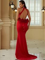 Mila Label Senna Gown - Red
