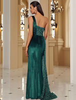 Mila Label Shanaya Gown - Emerald Green