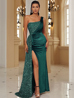 Mila Label Shanaya Gown - Emerald Green