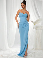 SALE Mila Label Cara Gown - Baby Blue