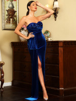 Mila Label Carmella Gown - Royal Blue