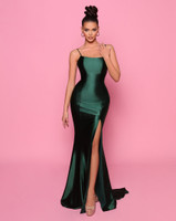 Nicoletta NP144 Gown - Deep Emerald