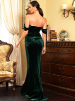 Mila Label Envy Gown - Deep Green