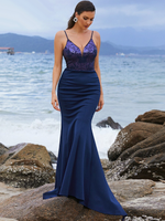 Mila Label Indiana Gown - Navy